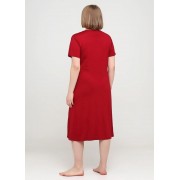 Червона сукня Romeo Life XL,2XL,3XL,4XL однотонна 7115-14